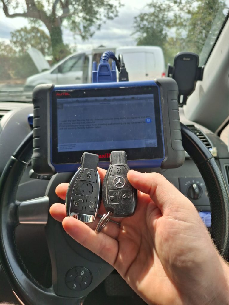 Car key programming with dealer-level diagnostics by Apex Auto Keys, North West auto locksmith